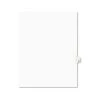 Avery 01067 10-Tab 11 In. X 8.5 In. Legal Exhibit Number 67 Side Tab Index Dividers - White (25-Piece/Pack)