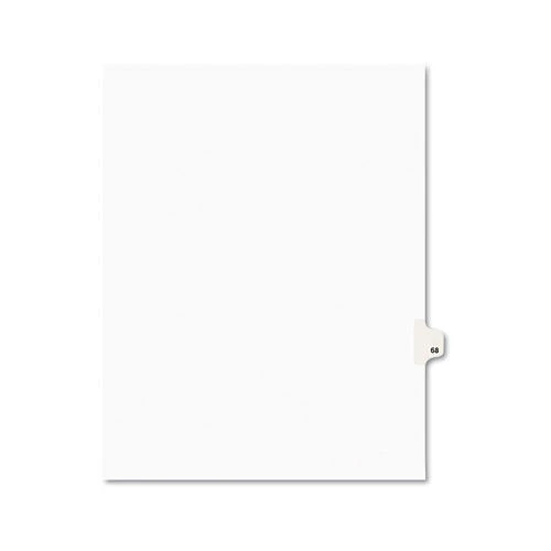 Avery 01068 Preprinted Legal Exhibit 10-Tab '68-ft Label 11 In. X 8.5 In. Side Tab Index Dividers - White (25-Piece/Pack) 1 Avery 01068 Preprinted Legal Exhibit 10-Tab '68-ft Label 11 In. X 8.5 In. Side Tab Index Dividers - White (25-Piece/Pack)