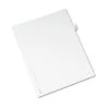 Avery 01069 11 In. X 8.5 In. 10 Tab Number 69 Legal Exhibit Side Tab Index Dividers - White (25-Piece/Pack)
