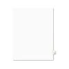 Avery 01073 Preprinted Legal Exhibit 10-Tab '73-ft Label 11 In. X 8.5 In. Side Tab Index Dividers - White (25-Piece/Pack)