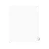 Avery 01074 Preprinted Legal Exhibit 10-Tab '74-ft Label 11 In. X 8.5 In. Side Tab Index Dividers - White (25-Piece/Pack)