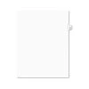 Avery 01081 Preprinted Legal Exhibit 10-Tab '81-ft Label 11 In. X 8.5 In. Side Tab Index Dividers - White (25-Piece/Pack)