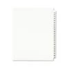 Avery 01341 11 In. X 8.5 In. 25 Tab Numbers 276 - 300 Legal Exhibit Side Tab Index Divider Set - White (1-Set)