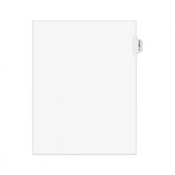 Avery 01372 Avery-Style Exhibit B, Letter Preprinted Legal Side Tab Divider - White (25-Piece/Pack)