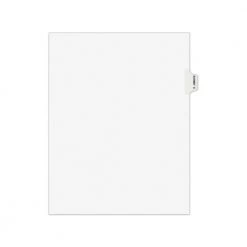 Avery 01373 Avery-Style Exhibit C, Letter Preprinted Legal Side Tab Divider - White (25-Piece/Pack)