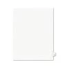 Avery 01425 11 In. X 8.5 In. Legal Exhibit Letter Y Side Tab Index Dividers - White (25-Piece/Pack)
