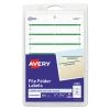 Avery 05203 4 In. X 6 In. Printable Permanent File Folder Labels - White (7-Piece/Sheet 36-Sheets/Pack)