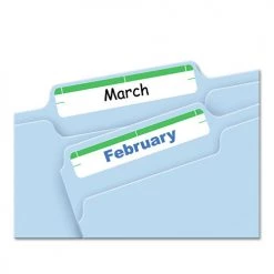 Avery 05203 4 In. X 6 In. Printable Permanent File Folder Labels - White (7-Piece/Sheet 36-Sheets/Pack) -Avery Online Shop aven05203 b