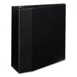 Avery 07901 11 In. X 8.5 In. DuraHinge 3 Ring 5 In. Capacity Durable Non-View Binder With EZD Rings - Black