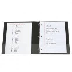 Avery 07901 11 In. X 8.5 In. DuraHinge 3 Ring 5 In. Capacity Durable Non-View Binder With EZD Rings - Black -Avery Online Shop aven07901 c