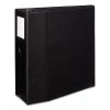 Avery 08901 11 In. X 8.5 In. DuraHinge 3 Ring 5 In. Capacity Durable Non-View Binder With EZD Rings And Label Holder - Black