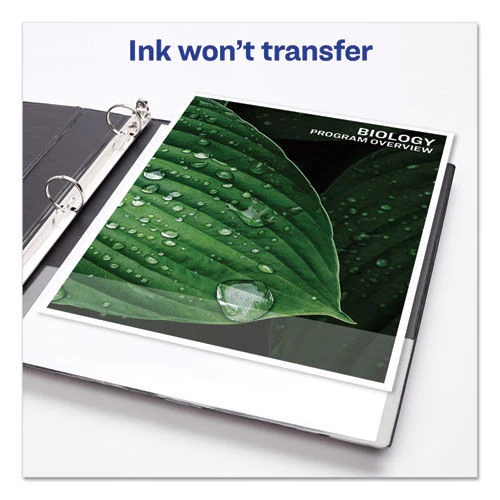 Avery 08901 11 In. X 8.5 In. DuraHinge 3 Ring 5 In. Capacity Durable Non-View Binder With EZD Rings And Label Holder - Black 7 Avery 08901 11 In. X 8.5 In. DuraHinge 3 Ring 5 In. Capacity Durable Non-View Binder With EZD Rings And Label Holder - Black - Image 7