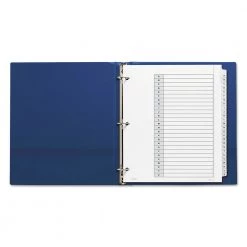 Avery 11166 Customizable Table Of Contents Ready Index Black And White Letter Dividers (26/Sheets) -Avery Online Shop aven11166 c