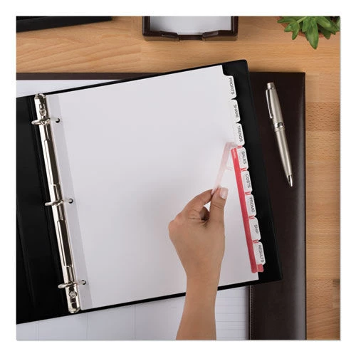 Avery 11441 8 Tabs Letter Print And Apply Index Maker Label Dividers - White (5 Sets/Pack) 7 Avery 11441 8 Tabs Letter Print And Apply Index Maker Label Dividers - White (5 Sets/Pack) - Image 7