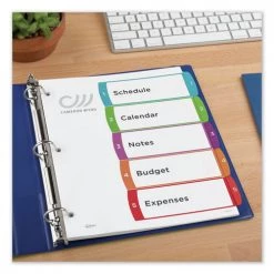 Avery 11840 1 - 5 Tab Customizable TOC Ready Index Divider Set - Multicolor (1 Set) 7 Avery 11840 1 - 5 Tab Customizable TOC Ready Index Divider Set - Multicolor (1 Set) -Avery Online Shop aven11840 c