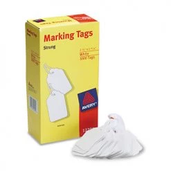 Avery Online Shop 39 Avery 12201 Medium-Weight 2-3/4 In. X 1-11/16 In. Marking Tags - White (1000-Piece/Box)