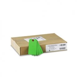 Avery 12365 11.5 Pt. Stock 4.75 In. X 2.38 In. Unstrung Shipping Tags - Green (1000-Piece/Box)