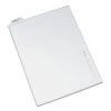 Avery 12399 Avery-Style Exhibit Z, Letter Preprinted Legal Bottom Tab Dividers - White (25-Piece/Pack)