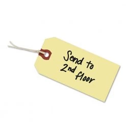 Avery 12505 4.75 In. X 2.38 In. 11.5 Pt. Stock Strung Shipping Tags - Manila (1000-Piece/Box) -Avery Online Shop aven12505 c