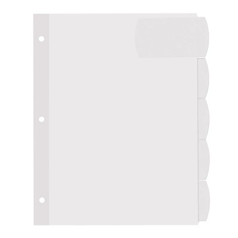 Avery 14440 5-Tab Big Tab Printable Easy Peel Large Label Dividers (20/Pack) 1 Avery 14440 5-Tab Big Tab Printable Easy Peel Large Label Dividers (20/Pack)