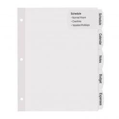 Avery 14440 5-Tab Big Tab Printable Easy Peel Large Label Dividers (20/Pack) 10 Avery 14440 5-Tab Big Tab Printable Easy Peel Large Label Dividers (20/Pack) -Avery Online Shop aven14440 b