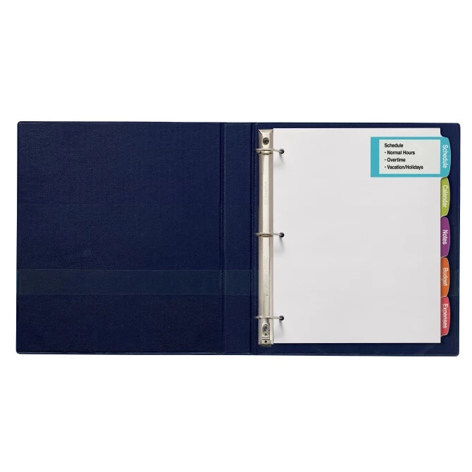 Avery 14440 5-Tab Big Tab Printable Easy Peel Large Label Dividers (20/Pack) 8 Avery 14440 5-Tab Big Tab Printable Easy Peel Large Label Dividers (20/Pack) - Image 8