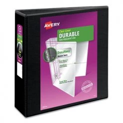 Avery Online Shop 30 Avery 17041 DuraHinge 3 Slant Ring 3 In. Capacity 8.5 In. X 11 In. Durable View Binder - Black