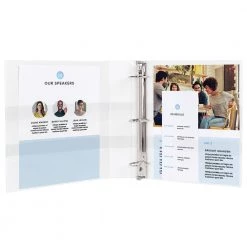 Avery 17144 TouchGuard Heavy Duty 8.5 In. X 11 In. 3 Slant Ring 3 In. Capacity View Binder - White 6 Avery 17144 TouchGuard Heavy Duty 8.5 In. X 11 In. 3 Slant Ring 3 In. Capacity View Binder - White -Avery Online Shop aven17144 b