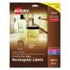 Avery 22822 2 In. X 3 In. Print-to-the-Edge Labels With Sure Feed And Easy Peel - Glossy Clear (80-Piece/Pack)