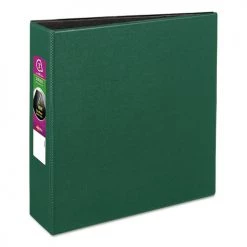 Avery 27653 Durable Non-View Binder With Durahinge And Slant Rings, 3 Rings, 3-in Capacity, 11 X 8.5, Green