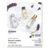 Avery 04222 400-Piece/Pack Printable Self-Adhesive 3/4 In. Permanent ID Labels With Sure Feed - Clear