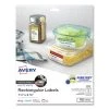Avery 04224 Sure Feed 1-1/4 In. X 2-3/8 In. Dissolvable Labels - White (90/Pack)