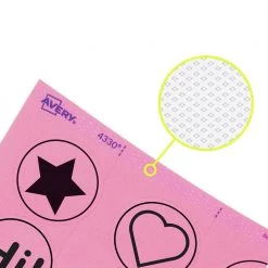 Avery 04330 1.66 In. Diameter Printable Color Labels With Sure Feed And Easy Peel - Assorted (24-Piece/Sheet 10-Sheet/Pack) -Avery Online Shop aven4330 b