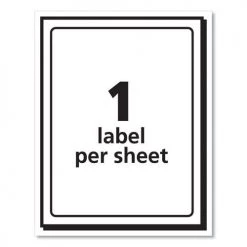 Avery 05292 Inkjet/Laser Printer 4 In. X 6 In. Shipping Labels With TrueBlock Technology - White (20-Piece/Pack) -Avery Online Shop aven5292 b