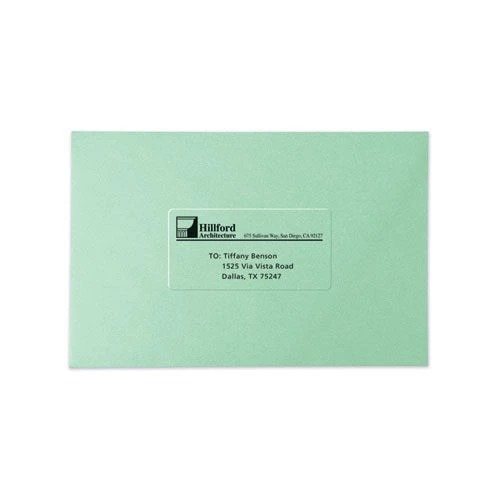 Avery 05311 1 In. X 2.81 In. Copier Mailing Labels - Clear (33-Piece/Sheet 70 Sheets/Pack) 6 Avery 05311 1 In. X 2.81 In. Copier Mailing Labels - Clear (33-Piece/Sheet 70 Sheets/Pack) - Image 6