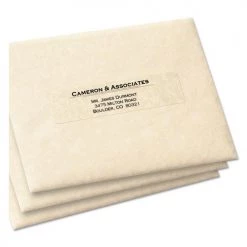 Avery 05661 Easy Peel 1 In. X 4 In. Mailing Labels With Sure Feed - Matte Clear (20-Piece/Sheet, 50 Sheets/Box) 7 Avery 05661 Easy Peel 1 In. X 4 In. Mailing Labels With Sure Feed - Matte Clear (20-Piece/Sheet, 50 Sheets/Box) -Avery Online Shop aven5661 b