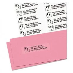 Avery 05661 Easy Peel 1 In. X 4 In. Mailing Labels With Sure Feed - Matte Clear (20-Piece/Sheet, 50 Sheets/Box) 8 Avery 05661 Easy Peel 1 In. X 4 In. Mailing Labels With Sure Feed - Matte Clear (20-Piece/Sheet, 50 Sheets/Box) -Avery Online Shop aven5661 c