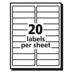Avery 05661 Easy Peel 1 In. X 4 In. Mailing Labels With Sure Feed - Matte Clear (20-Piece/Sheet, 50 Sheets/Box) 9 Avery 05661 Easy Peel 1 In. X 4 In. Mailing Labels With Sure Feed - Matte Clear (20-Piece/Sheet, 50 Sheets/Box) -Avery Online Shop aven5661 d