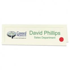 Avery 05915 Large Embossed Tent Card, Ivory, 3.5 X 11, 1 Card/sheet, 50 Sheets/pack -Avery Online Shop aven5915 b