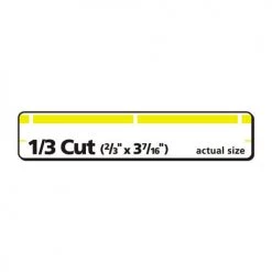 Avery 05966 TrueBlock 0.66 In. X 3.44 In. Permanent Adhesive File Folder Labels - White/Yellow (30-Piece/Sheet, 50 Sheets/Box) 9 Avery 05966 TrueBlock 0.66 In. X 3.44 In. Permanent Adhesive File Folder Labels - White/Yellow (30-Piece/Sheet, 50 Sheets/Box) -Avery Online Shop aven5966 c