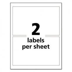 Avery 60502 UltraDuty GHS Chemical 4.75 In. X 7.75 In. Waterproof And UV Resistant Labels - White (50-Sheet/Box 2-Piece/Sheet) 18 Avery 60502 UltraDuty GHS Chemical 4.75 In. X 7.75 In. Waterproof And UV Resistant Labels - White (50-Sheet/Box 2-Piece/Sheet) -Avery Online Shop aven60502 h
