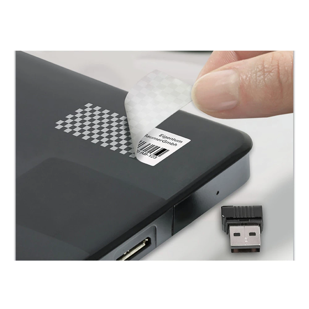 Avery 60528 PermaTrack 0.75 In. X 1.5 In. Laser Printers Tamper Evident Asset Tag Labels - White (40/Sheet 8 Sheet/Pack) 2 Avery 60528 PermaTrack 0.75 In. X 1.5 In. Laser Printers Tamper Evident Asset Tag Labels - White (40/Sheet 8 Sheet/Pack) - Image 2