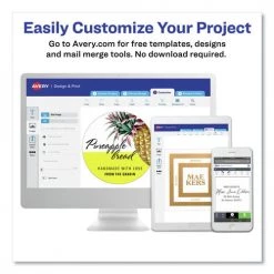 Avery 61526 PermaTrack 0.75 In. X 2 In. Durable Asset Tag Labels - White (8 Sheets/Pack, 30/Sheet ) 9 Avery 61526 PermaTrack 0.75 In. X 2 In. Durable Asset Tag Labels - White (8 Sheets/Pack, 30/Sheet ) -Avery Online Shop aven61526 b