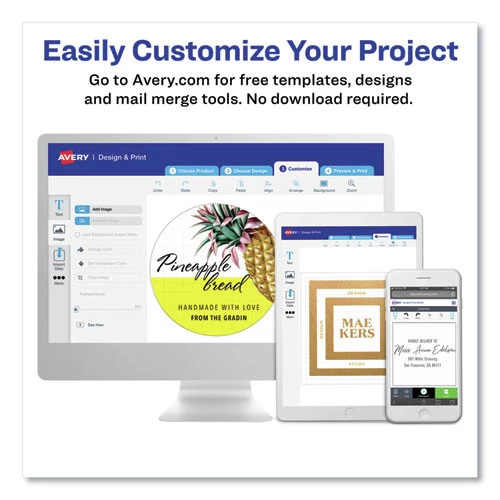 Avery 61529 PermaTrack 1.25 In. X 2.75 In. Durable Asset Tag Labels - White (8 Sheets/Pack 14/Sheet) 2 Avery 61529 PermaTrack 1.25 In. X 2.75 In. Durable Asset Tag Labels - White (8 Sheets/Pack 14/Sheet) - Image 2