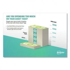 Avery 61529 PermaTrack 1.25 In. X 2.75 In. Durable Asset Tag Labels - White (8 Sheets/Pack 14/Sheet) 9 Avery 61529 PermaTrack 1.25 In. X 2.75 In. Durable Asset Tag Labels - White (8 Sheets/Pack 14/Sheet) -Avery Online Shop aven61529 b