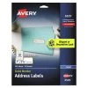 Avery 06529 Easy Peel 1 In. X 2.63 In. Address Labels With Border - White (10 Sheets/Pack, 30/Sheet)