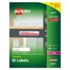 Avery 06577 Durable Laser Printer 0.63 In. X 3 In. Permanent ID Labels With TrueBlock Technology - White (32-Piece/Sheet 50-Sheet/Pack)