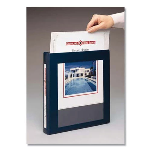 Avery 68037 Framed View 3 In. Capacity 11 In. X 8.5 In. 3-Ring Heavy-Duty Binders - Black 2 Avery 68037 Framed View 3 In. Capacity 11 In. X 8.5 In. 3-Ring Heavy-Duty Binders - Black - Image 2