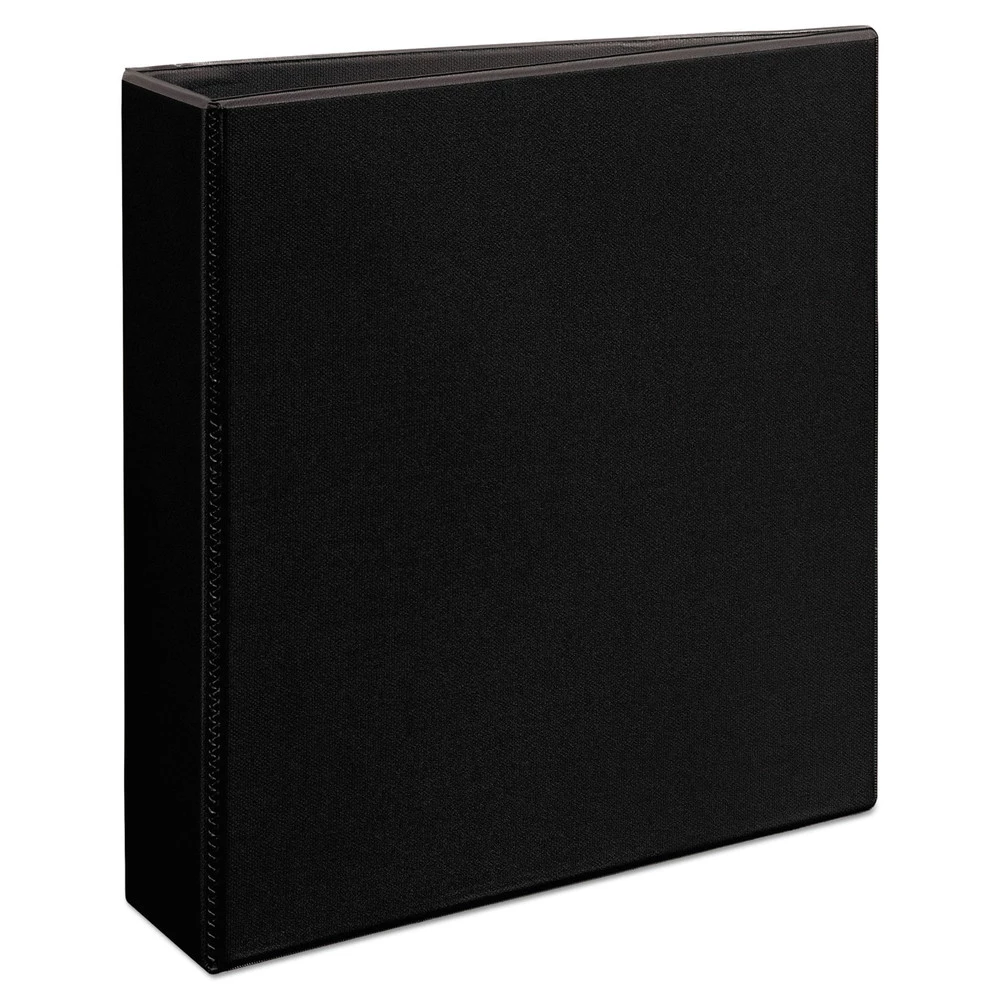 Avery 79692 Heavy-Duty View Binder With Durahinge And One Touch Ezd Rings, 3 Rings, 2-in Capacity, 11 X 8.5, Black 2 Avery 79692 Heavy-Duty View Binder With Durahinge And One Touch Ezd Rings, 3 Rings, 2-in Capacity, 11 X 8.5, Black - Image 2