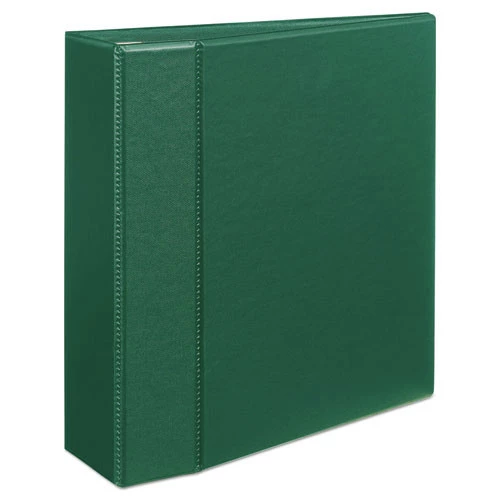 Avery 79784 Heavy-Duty 4 In. Capacity 11 In. X 8.5 In. 3-Ring Non-View Binder With DuraHinge - Green 2 Avery 79784 Heavy-Duty 4 In. Capacity 11 In. X 8.5 In. 3-Ring Non-View Binder With DuraHinge - Green - Image 2